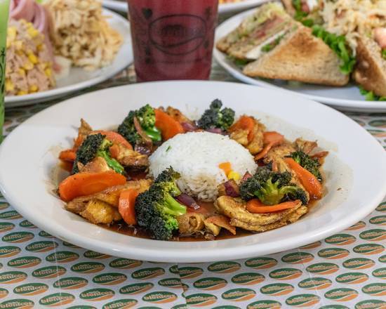 Ensalada Pollo Teriyaki