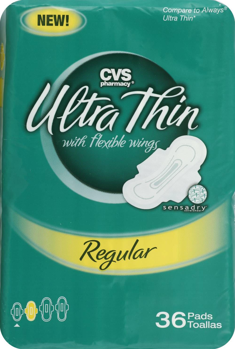 CVS Pharmacy Ultra Thin Regular Pads (36 ct)