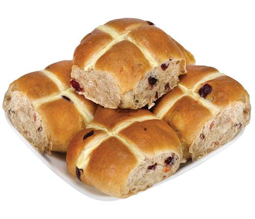 Hot Cross Buns Brioche 6 Pack 515 G