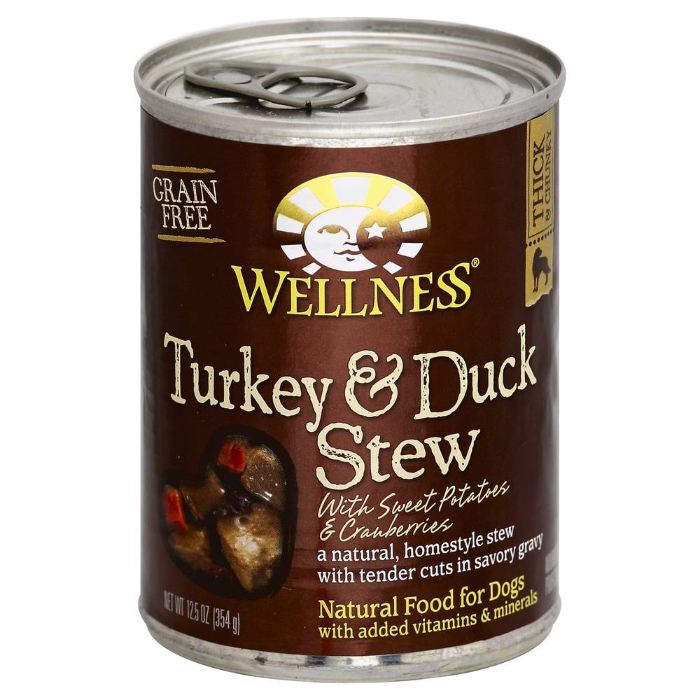 Wellness Turkey & Duck Stew Dog Food (12.5 oz)