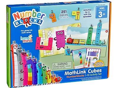 hand2mind Numberblocks MathLink Counter, Assorted Colors (93417)