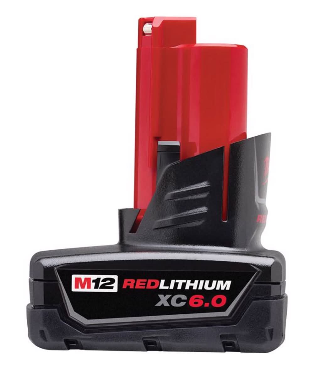 Milwaukee M12 Redlithium Xc 6 Ah Lithium-Ion Battery Pack 1 Pc
