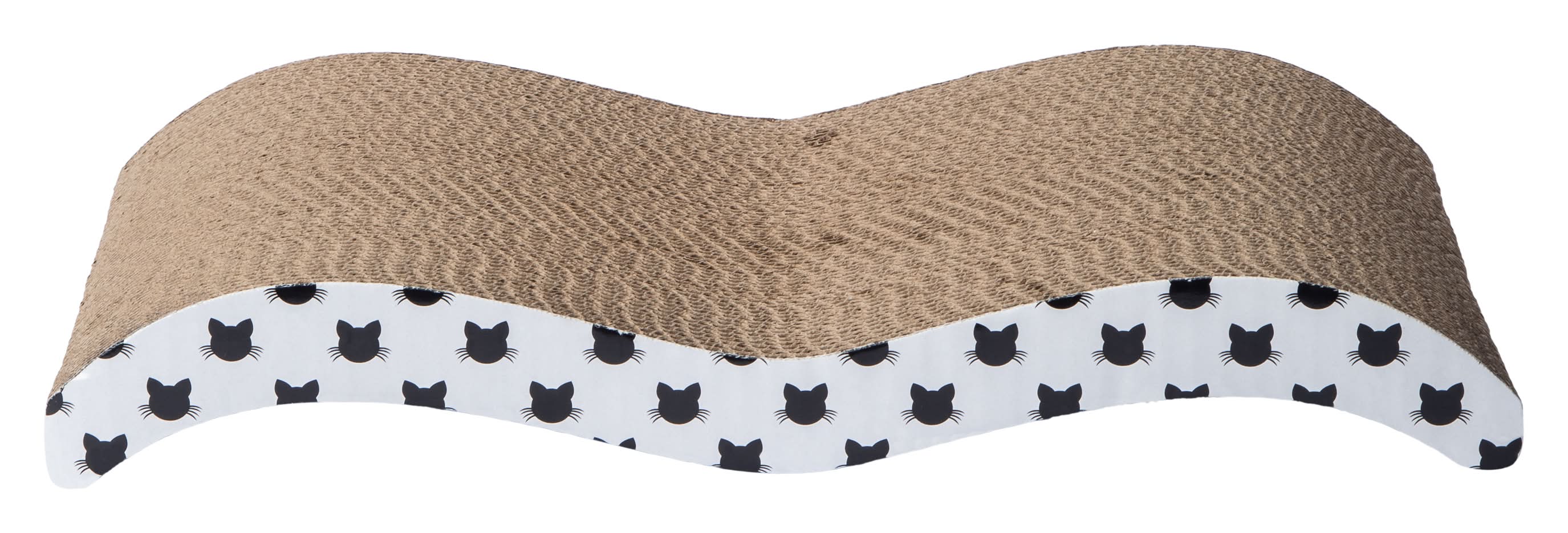 Pawsitively Fun! Wave Cat Scratcher Black