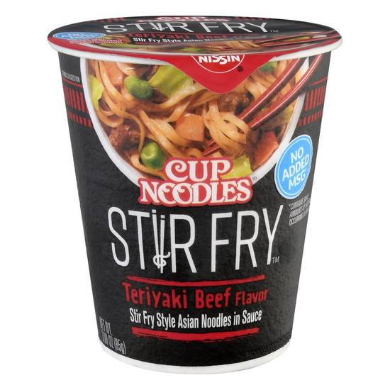 Nissin Cup Noodles Stir Fry Teriyaki Beef Flavor