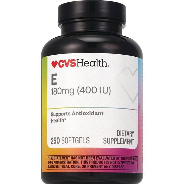 CVS Health Vitamin E Softgels, 250 CT