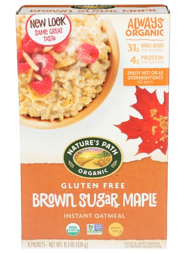 Nature's Path Gluten Free Brown Sugar Maple Oatmeal