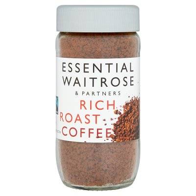 Essential Waitrose & Partners Essential Fairtrade Rich Roast Coffee (99ml)