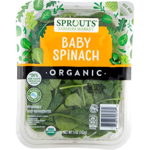 Sprouts Organic Baby Spinach