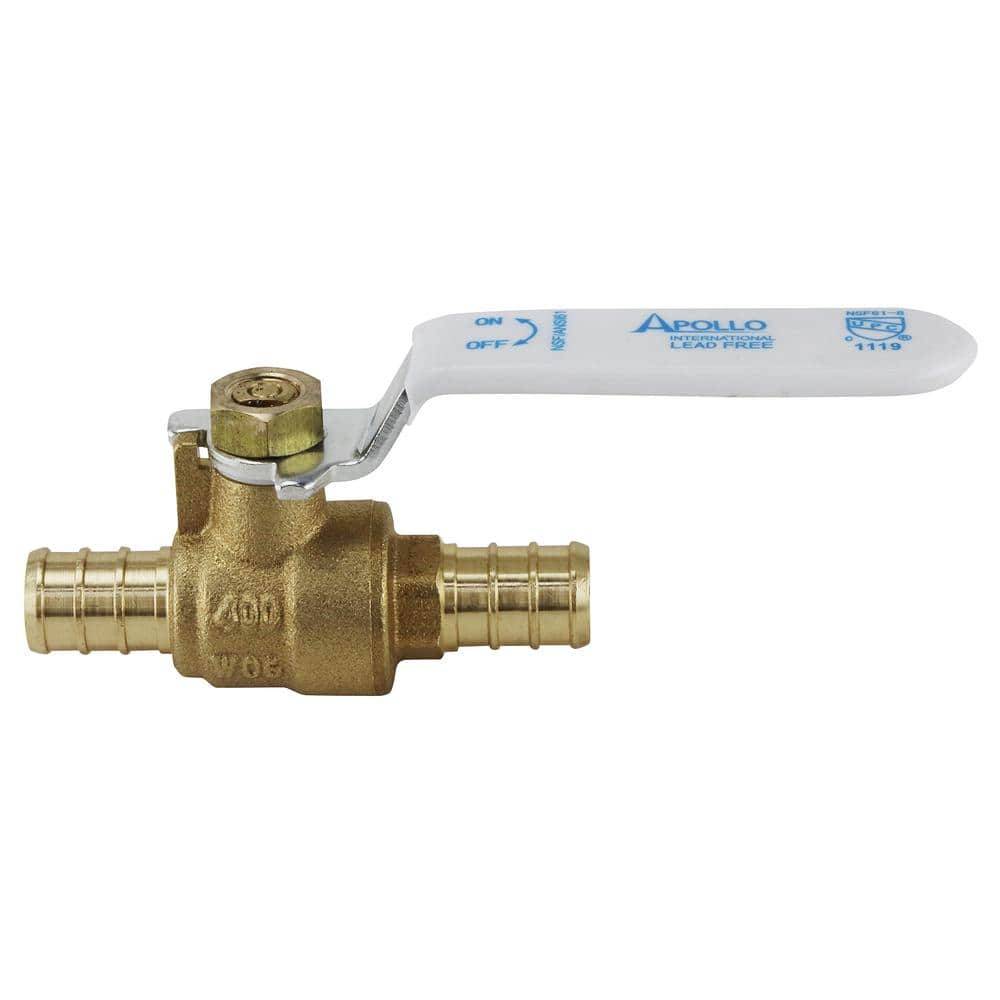 Apollo 1/2 In. Brass Pex-B Barb Ball Valve