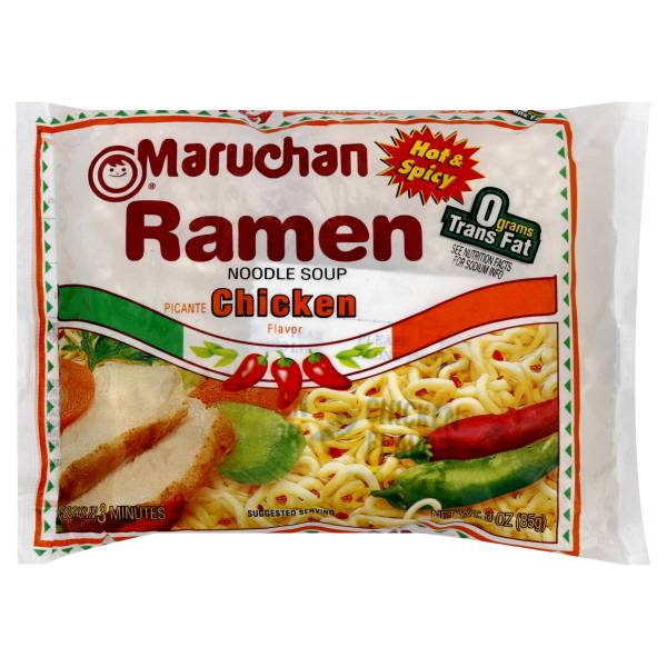 Maruchan Spicy Chicken Ramen Noodle Soup (3 oz)