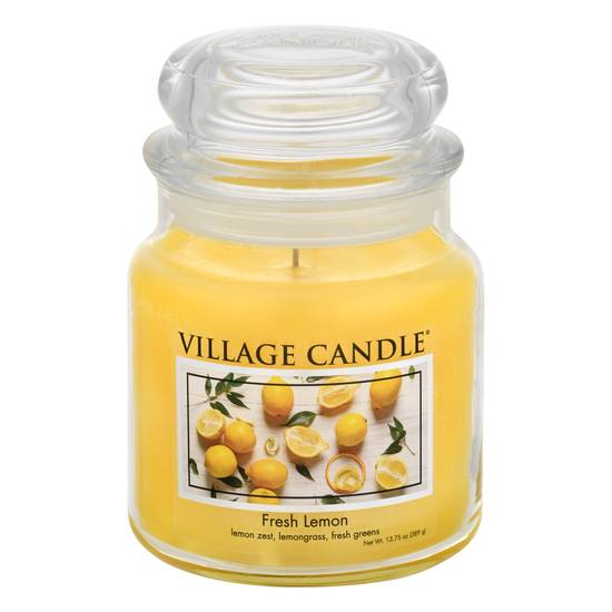 Village Candle Fresh Lemon Scented Candle (13.8 oz)