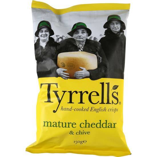 Tyrrell's - Chips de pomme de terre (cheddar affine - ciboulette)