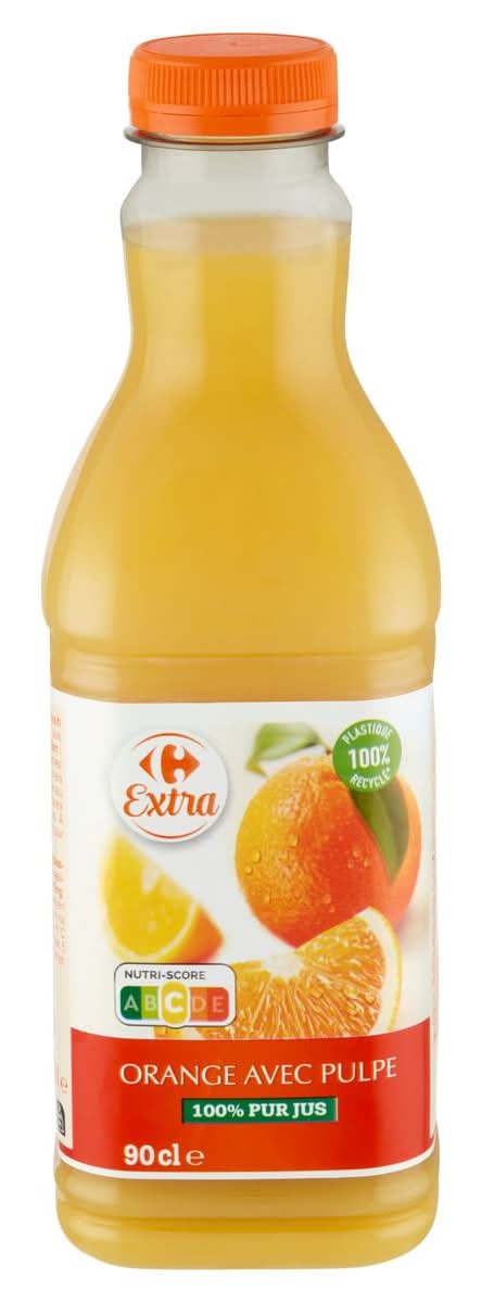 Carrefour Extra Orange avec Pulpe 90 cl