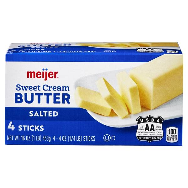 Meijer Salted Sweet Cream Butter Sticks (4 ct)