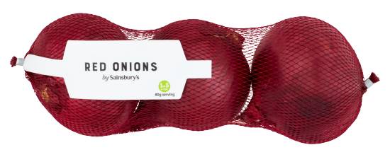 Sainsbury's Red Onions (3 pack)