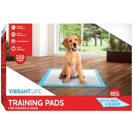 Vibrant Life Training Pads For Dogs, 56x56 cm (150 ct)