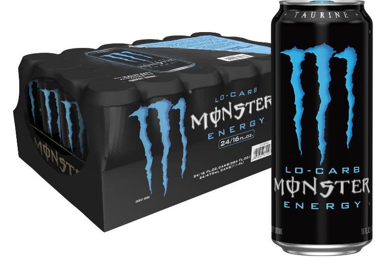 Monster Energy Drink - Lo Carb- 24/16 oz cans (1X24|1 Unit per Case)