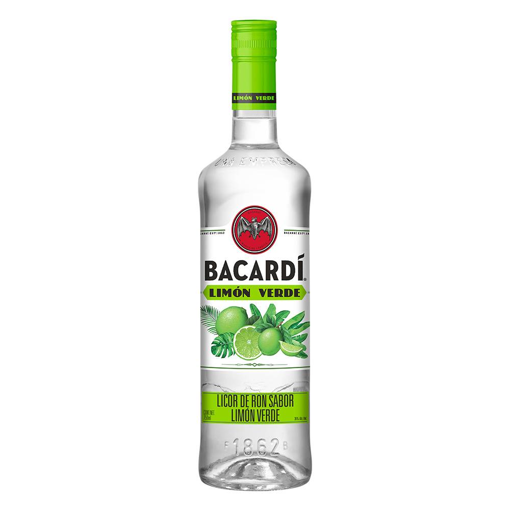 Bacardí ron (750 ml) (limón verde)