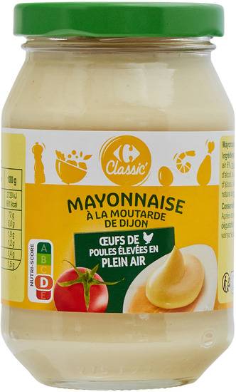Mayonnaise moutarde de Dijon CARREFOUR CLASSIC' - le pot de 239g