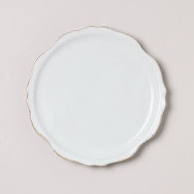 Hearth & Hand Magnolia Carved Edge Salad Plate, 8.5 in, Cream