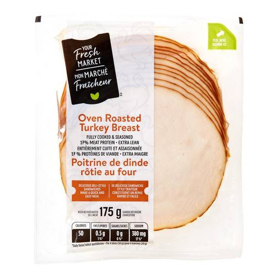 Your Fresh Market Oven Roasted Turkey Breast (175 g)