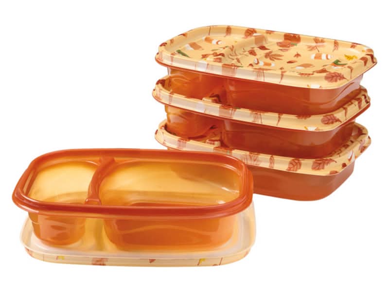 Melii Pumpkin Spice Meal Prep Container - 4pk