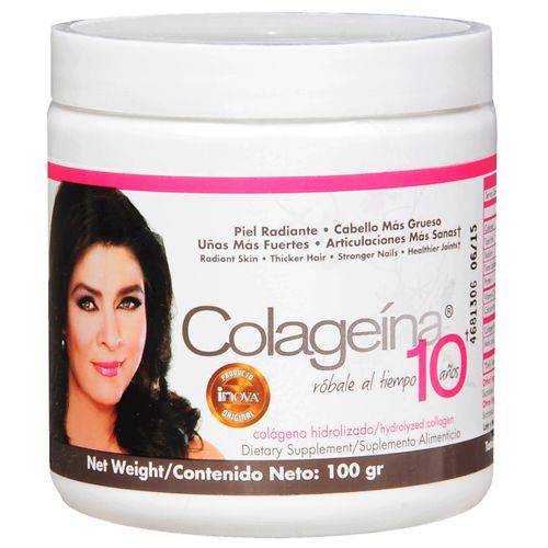 Colageina Hydrolyzed Collagen Dietary Supplement Powder - 3.5 oz