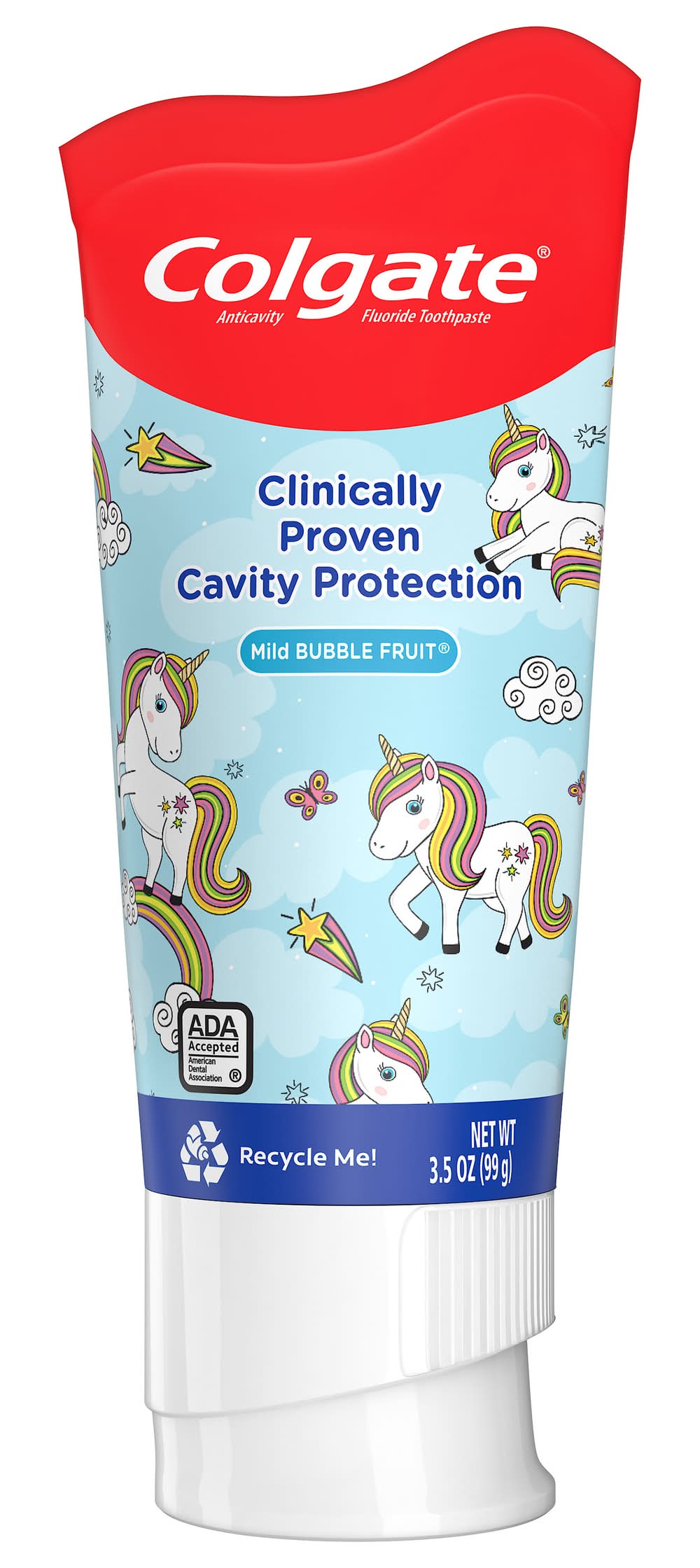 Colgate Kids Anticavity Fluoride Toothpaste, Bubble Fruit (3.5 oz)