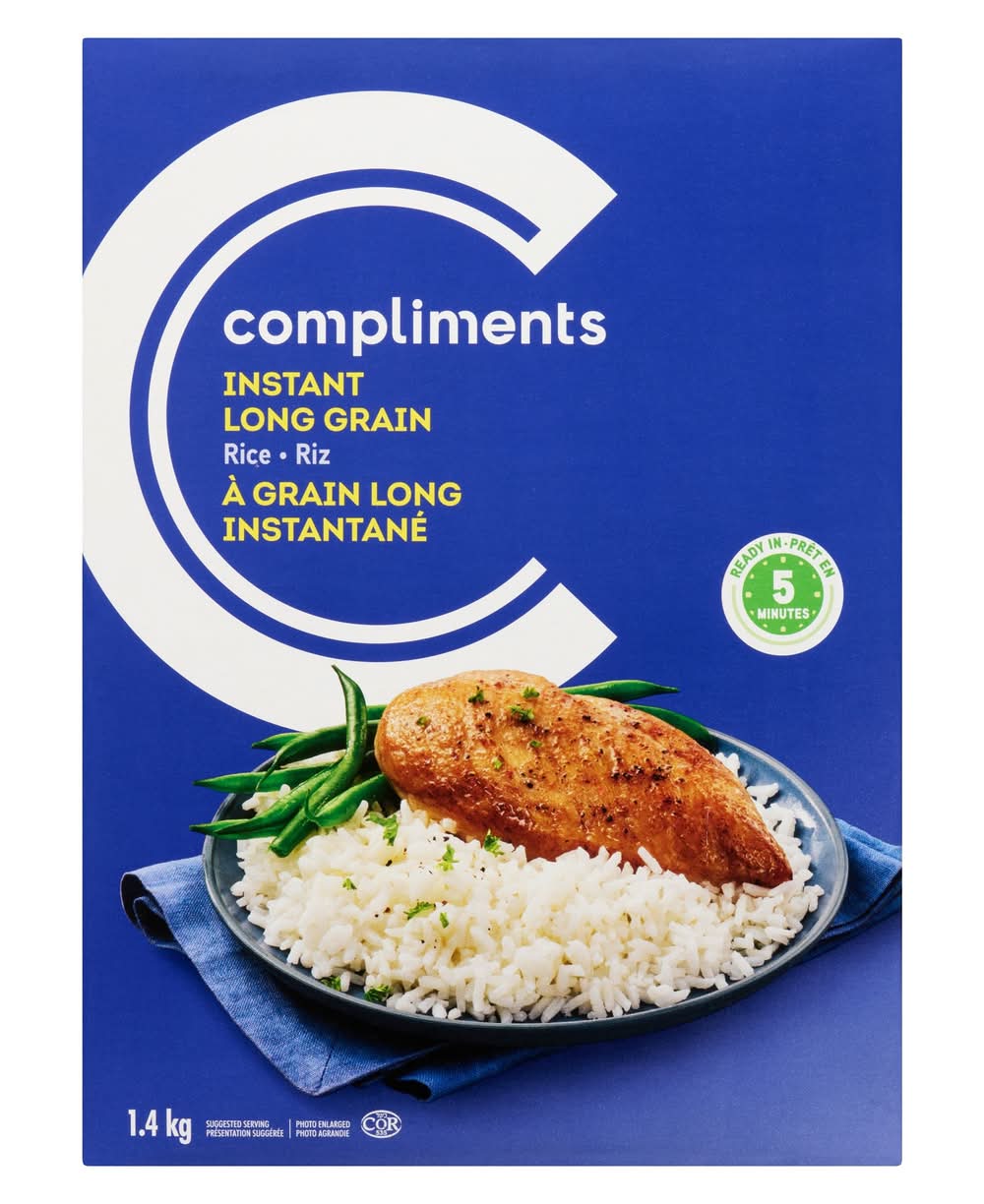 Compliments Instant Long Grain Rice (1.4 kg)
