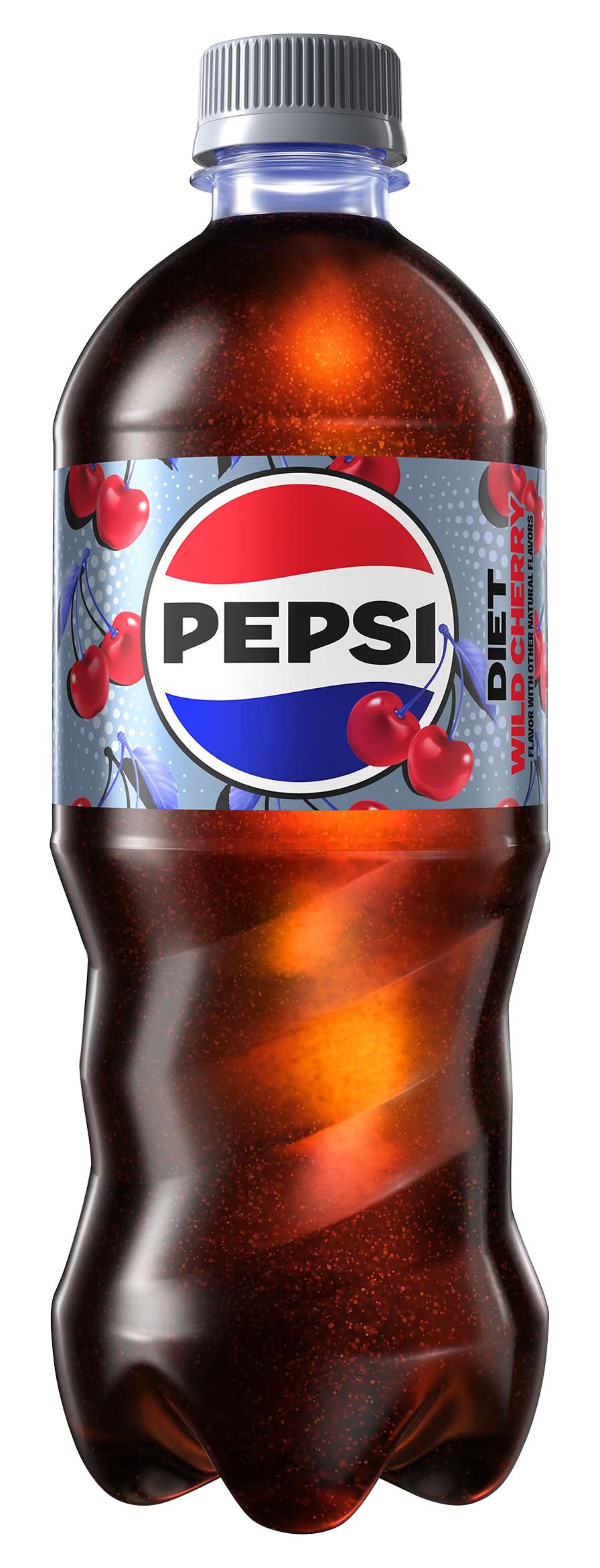 Pepsi Diet Cola Soda, Wild Cherry (20 fl oz)