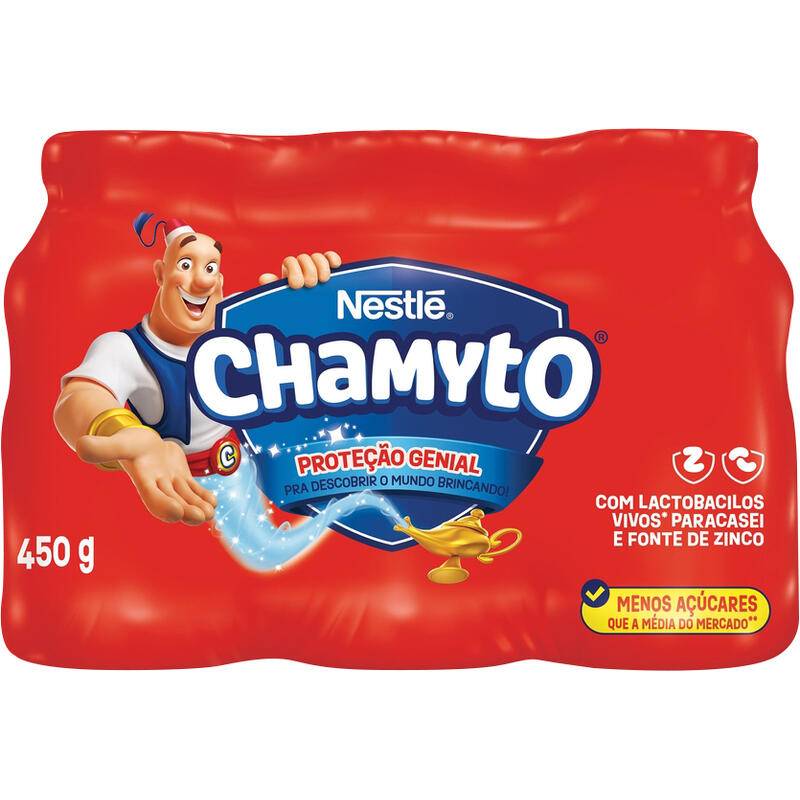 Nestlé leite fermentado chamyto (6x75 g)