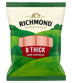 Richmond Thick Pork Sausages (8 pack)