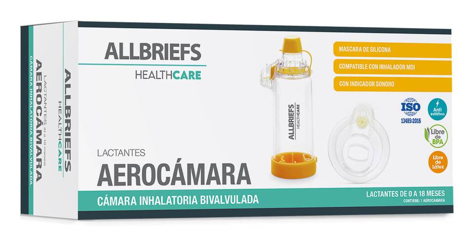 Allbriefs aerocamara inhaladora bivalvulada