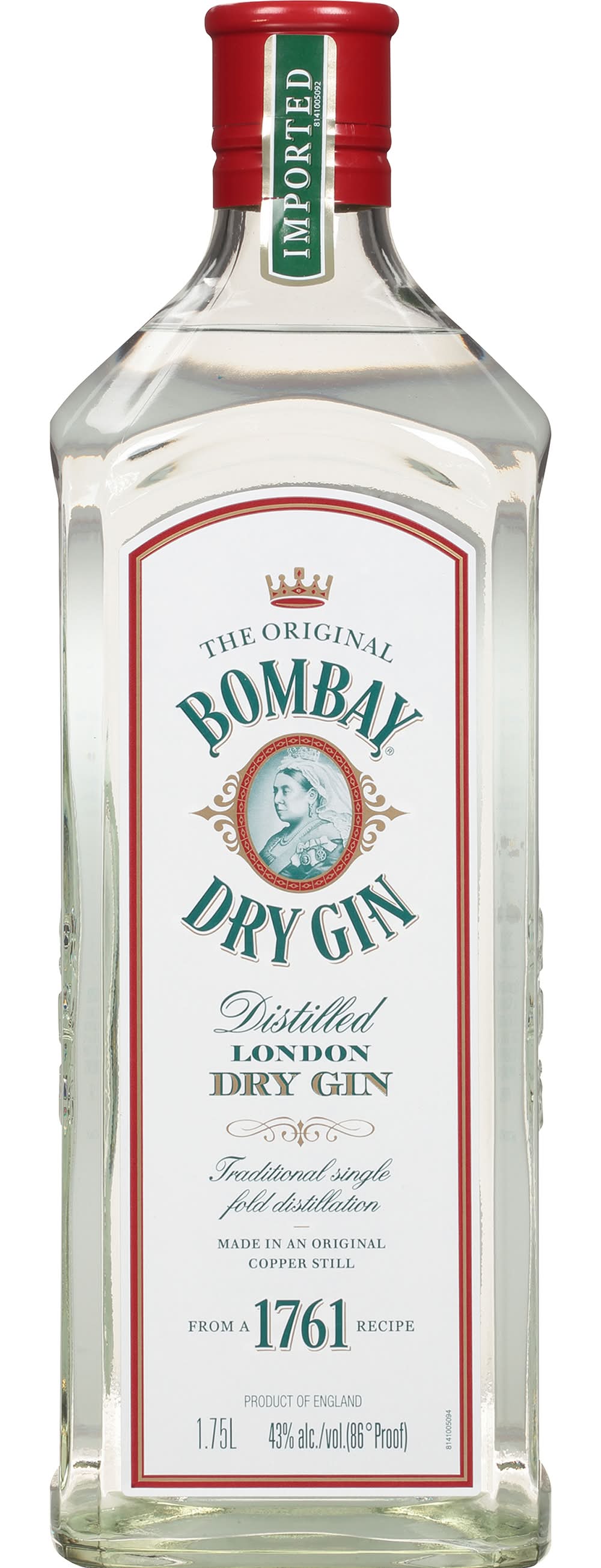 Bombay Sapphire Original Distilled London Dry Gin (1.75 L)