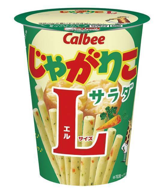 カルビーじゃがりこサラダLサイズ Calbee Jagarico Salad (L)