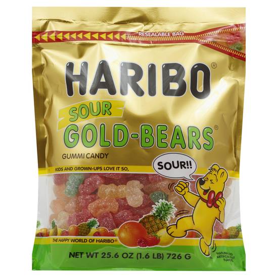 Haribo Gold-Bears Sour Gummi Candy (25.6 oz)