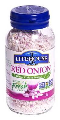Litehouse oignon rouge haché lyophilisé (17,5 g) - dry chopped red onion (17.5 g)