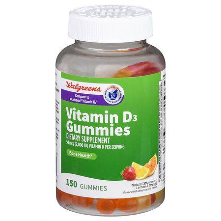 Walgreens Vitamin D3 2000 Iu Gummies Fruit (150 ct)