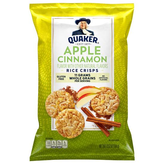 Quaker Rice Crisps Apple Cinnamon
