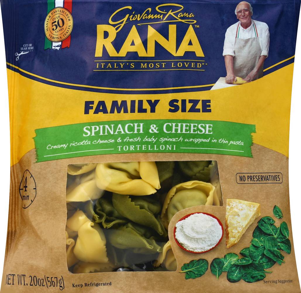 Rana Family Size Spinach & Cheese Signature Tortelloni Pasta