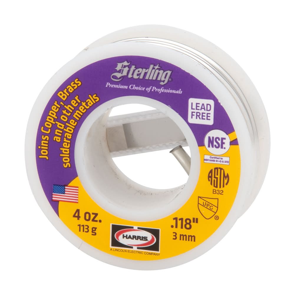 Harris Products Group 4-oz Lead-Free Plumbing Solder