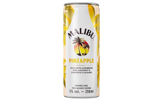Malibu Pineapple Sparkling Pre-Mixed Drink 250ml