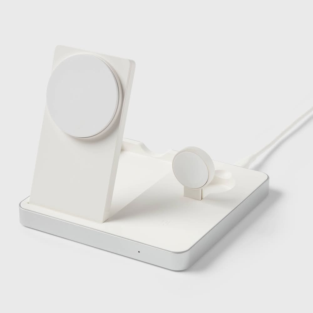 Heyday 3 In 1 Charger For Iphone Watch and Apple Airpods, White