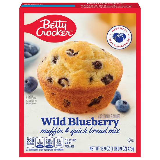 Betty Crocker Wild Blueberry Muffin and Quick Bread Mix