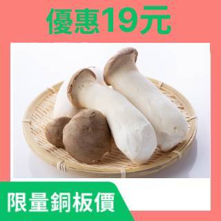 『超優惠十九元 』杏鮑菇 70g-100g(阿銘商行40攤/B007-28)