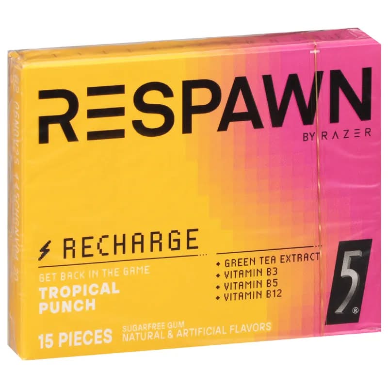 Wrigley's 5 Respawn Recharge Tropical Punch