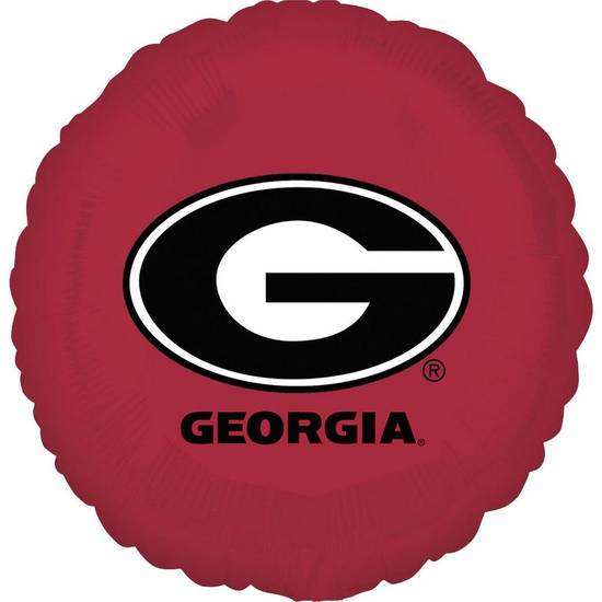 Uninflated Georgia Bulldogs Balloon