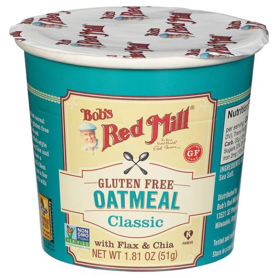 Bob's Red Mill Classic Oatmeal With Flax & Chia
