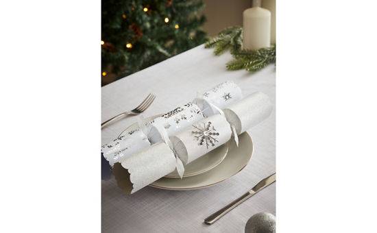 George Home Silver Luxury Christmas Crackers