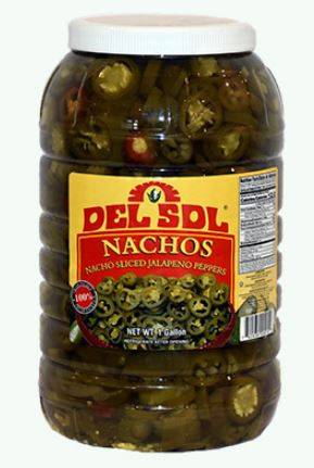 Del Sol - Nacho-Sliced Jalapenos - Gallon